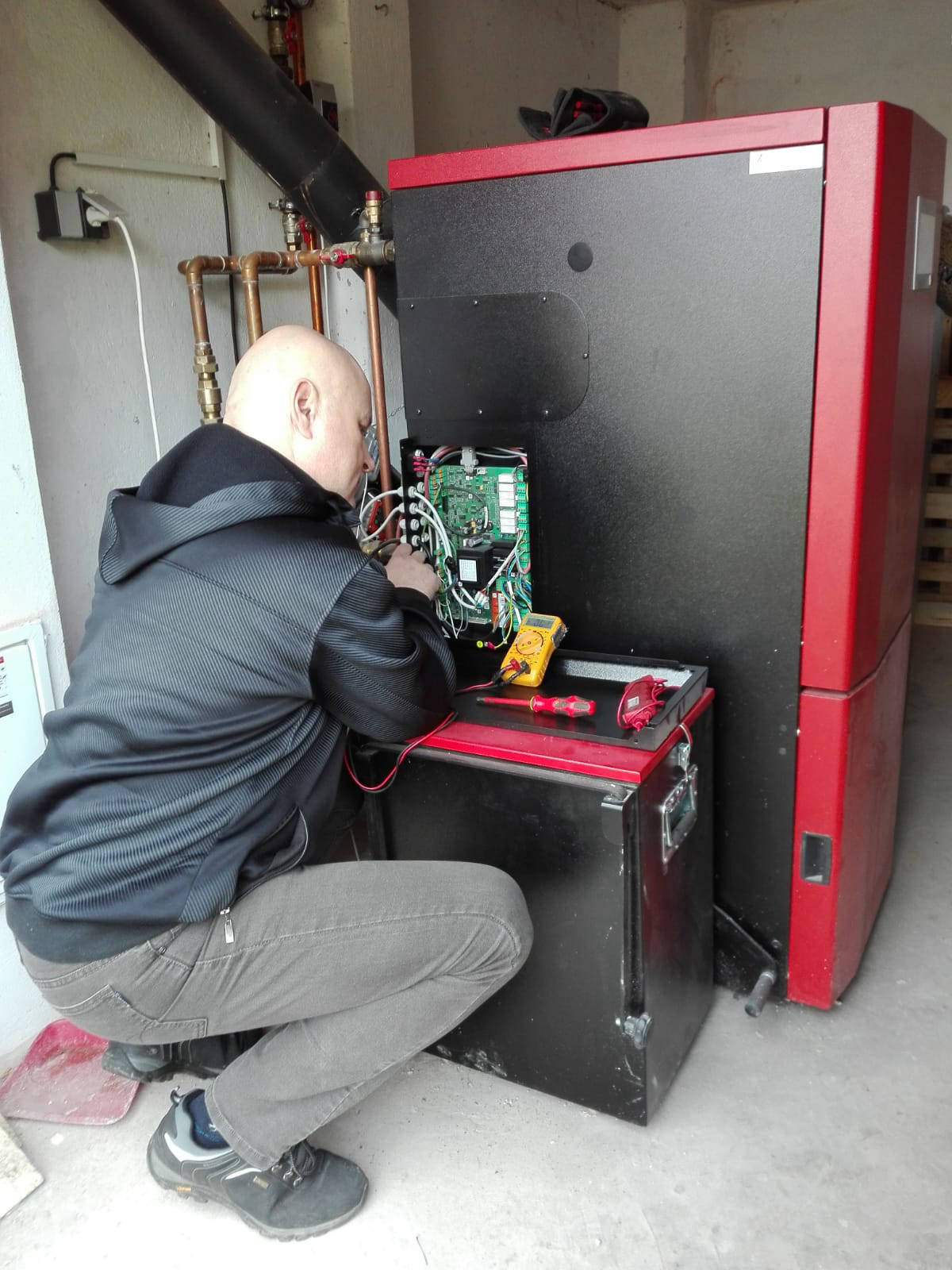 Servis a revize kotle